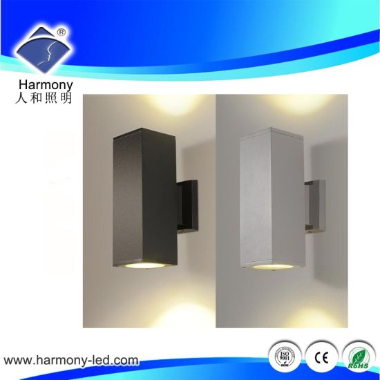 High Power IP65 Outdoor 2*18*1W Square LED Wall Lights